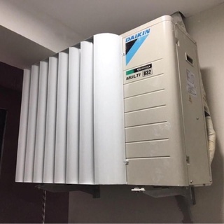 Louver tản gió - Chuyển hướng gió cục nóng điều hoà, đủ kích thước, hàng dầy kèm vít