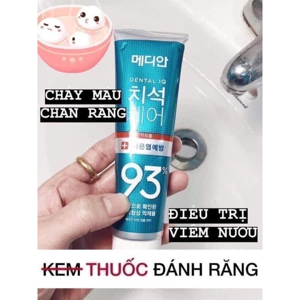 Kem đánh răng Median 93 Hàn Quốc 120g