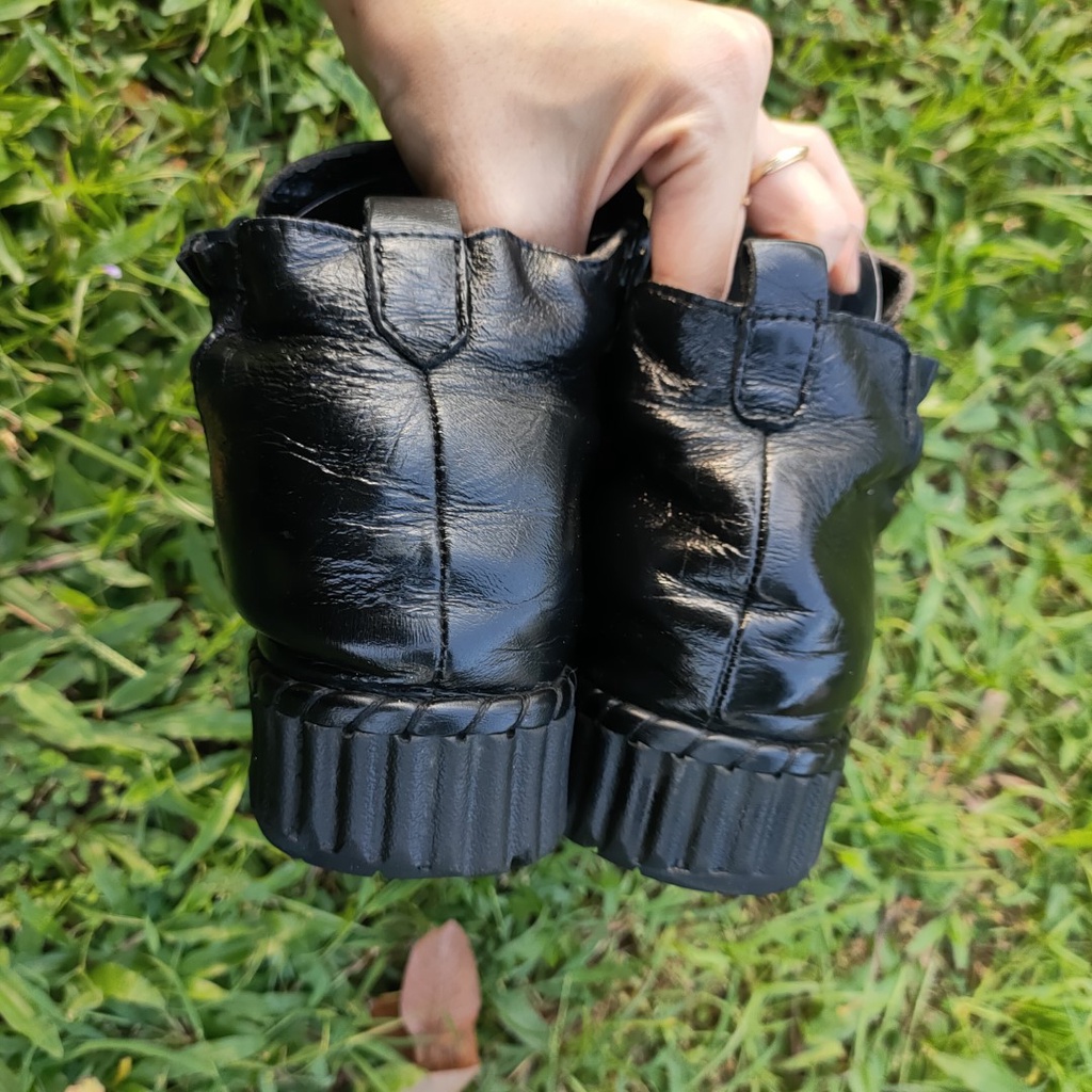 Boots Bốt size 38.5 Da thật second-hand B017- Đồ Si Bon