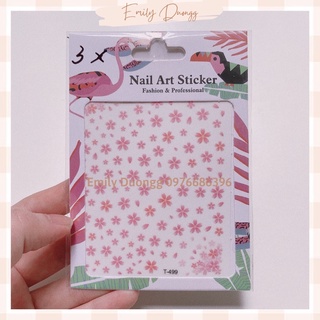 Hình dán móng hình hoa - Nail art sticker