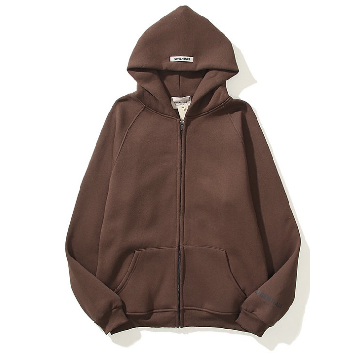 Hàng Mới Về Essentials FOG FEAR OF GOD Dây Kéo Nam Nữ Người Yêu Áo Len