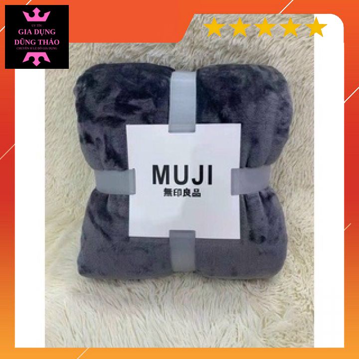 CHĂN LÔNG TUYẾT MUJI XUẤT NHẬT, CHĂN VĂN PHÒNG CAO CẤP MỀM MỊN