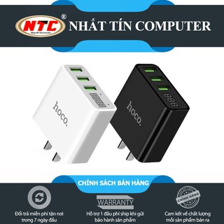 Tẩu sạc 3 cổng hoco c15 3a