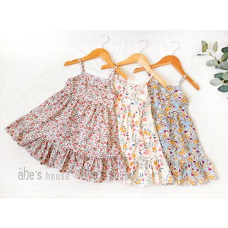 #Váy bé gái - váy hoa 2 dây xinh xắn