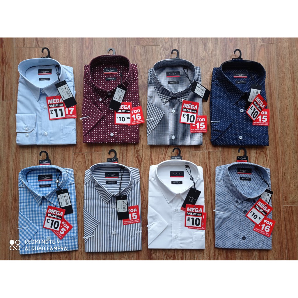 [nhiều mẫu có sẵn] Áo sơ mi nam Pierre Cardin săn sale 70%  từ London UK  ngắn tay dáng công sở chính hãng | BigBuy360 - bigbuy360.vn
