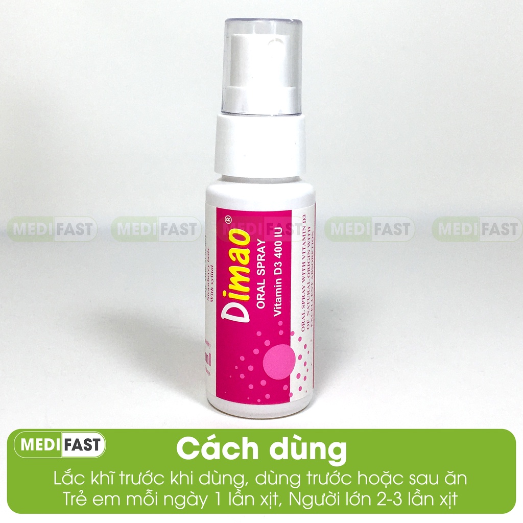 Tăng chiều cao cho bé - Xịt bổ sung vitamin D3 Dimao tăng vóc dáng chiều cao ngăn ngừa còi xương chậm lớn