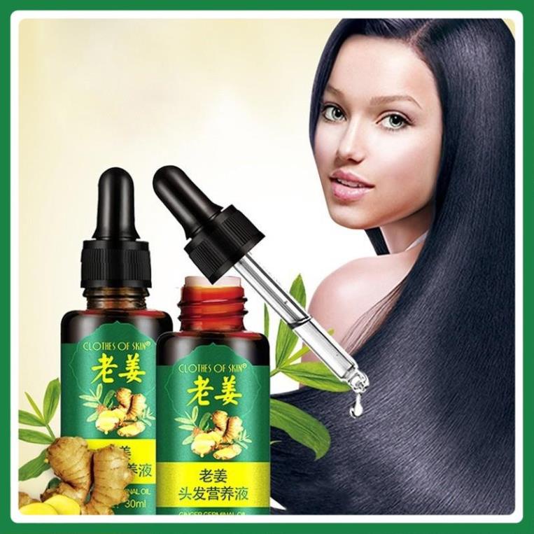 Serum gừng giúp tóc mềm mượt tự nhiên