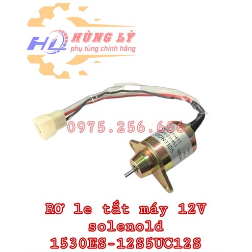 Rơ le tắt máy 12V tắt máy súc Solenoid-1503ES-12S5SUC12S rơ le các loại phụ tùng ô tô phụ tùng Hùng Lỳ