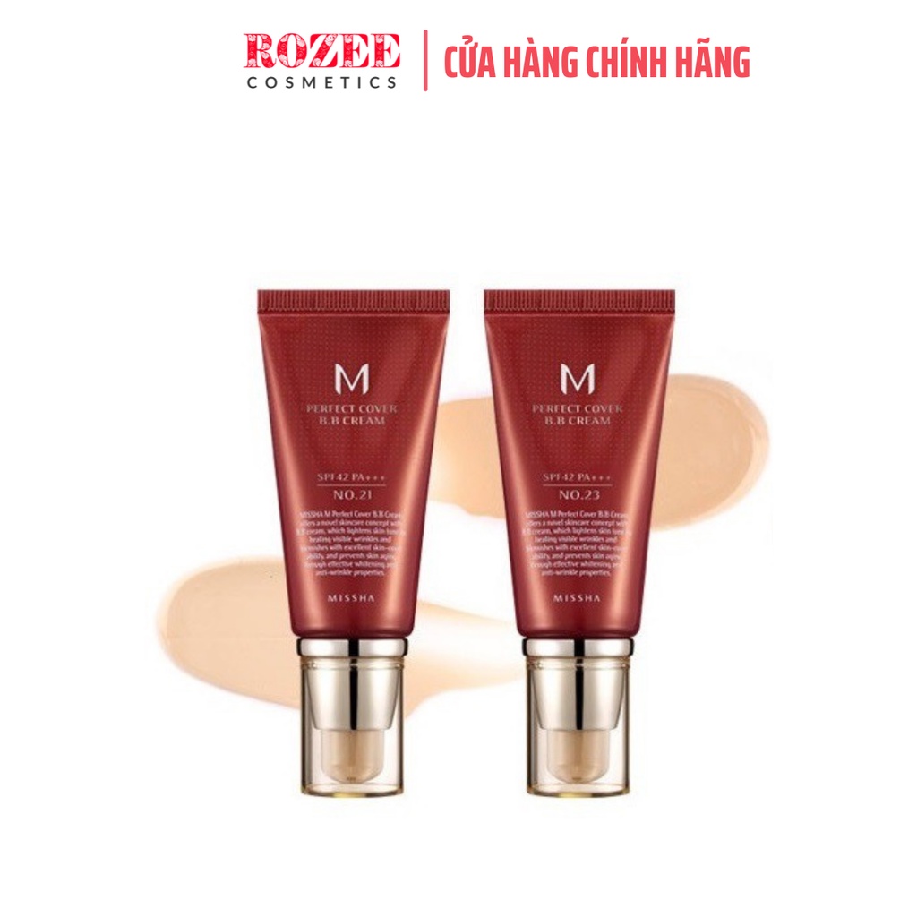 Kem nền đa năng tạo độ che phủ hoàn hảo Missha M Perfect Cover BB Cream RX 50ml
