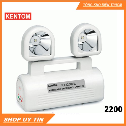 Đèn chiếu sáng sự cố Kentom KT-2200EL- Hàng Chính Hãng