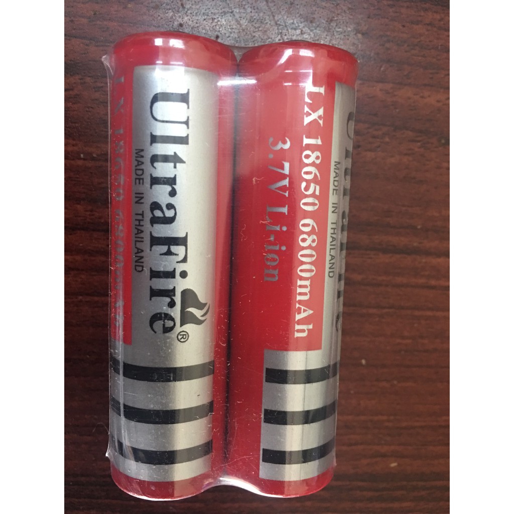 1 Viên Pin 3.7V 4200mAh Ultra Fire, Ultra 6800mah mã 18650 dùng cho đèn pin, quạt , sạc, điều khiển ...