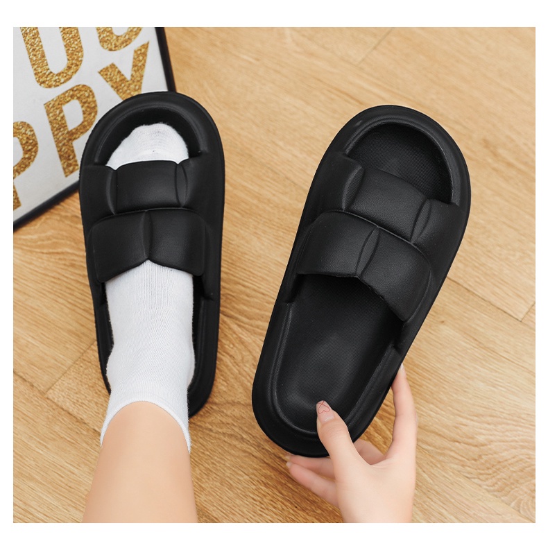 Dép đi trong nhà đế bằng chống thấm nước size 35-46 thời trang cho cặp đôi