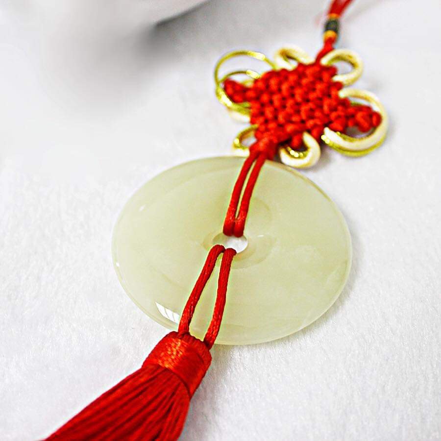 Dây treo xe hơi, ô tô đồng tiền ĐỒNG ĐIẾU Ngọc Bội Phỉ Thúy