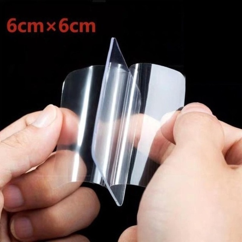 Bộ 10 Miếng Dán Hai Mặt Trong Suốt Chống Thấm Nước Siêu Chắc