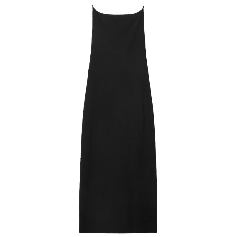 Váy yếm ôm hở lưng dáng dài có lót ngực siêu sang 2022