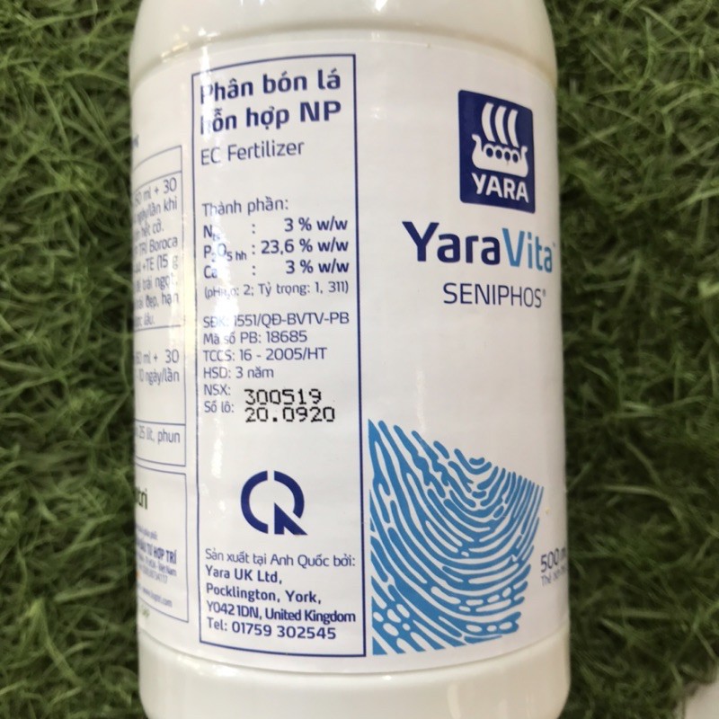 Phân bón Hợp Trí Seniphos 500ml - nhập khẩu từ Anh Quốc