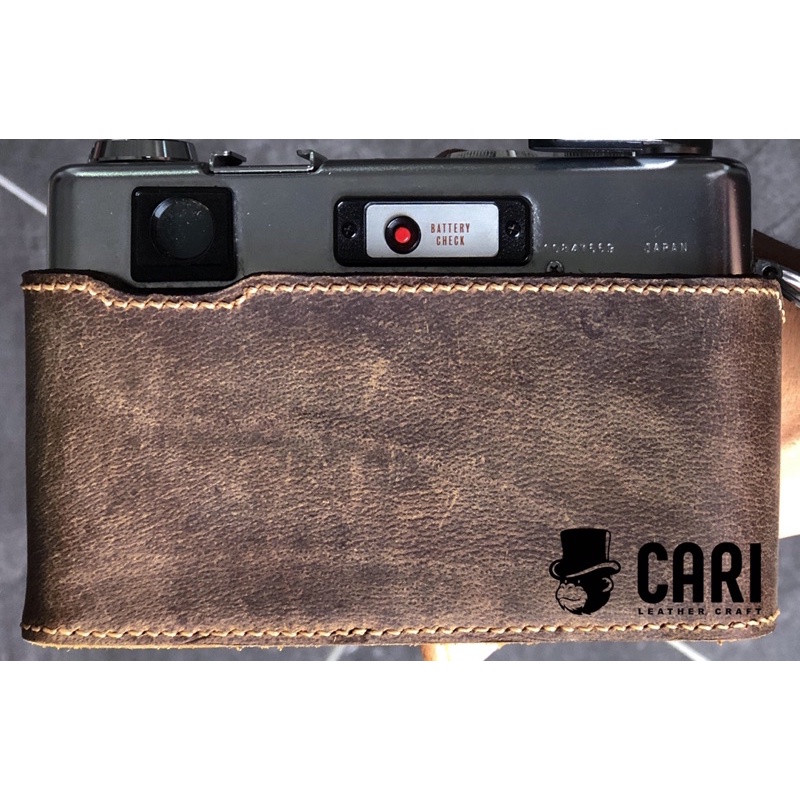 Halfcase da bò sáp Yashica Electro 35