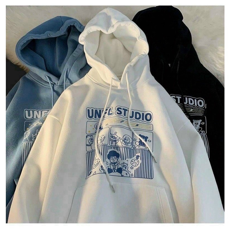 Áo khoác hoodies nỉ ngoại form to y hình có mũ chất nỉ siêu xinh , mặc ấm áp giữ ấm cơ thể KME FASHION