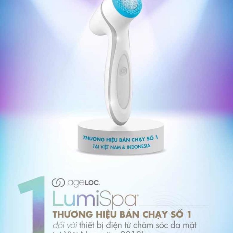 Máy Rửa Mặt Lumispa_Kèm Sữa Rửa Mặt Dành Cho DA KHÔ_Hàng Chính Hãng Bảo Hành 2 Năm MỘT ĐỔI MỘT_Tặng kèm băng đô 50k