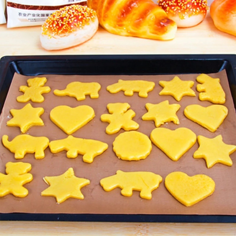 1 Giấy Lót Nướng Bánh Chịu Nhiệt Cao Chống Dính Có Thể Tái Sử Dụng
