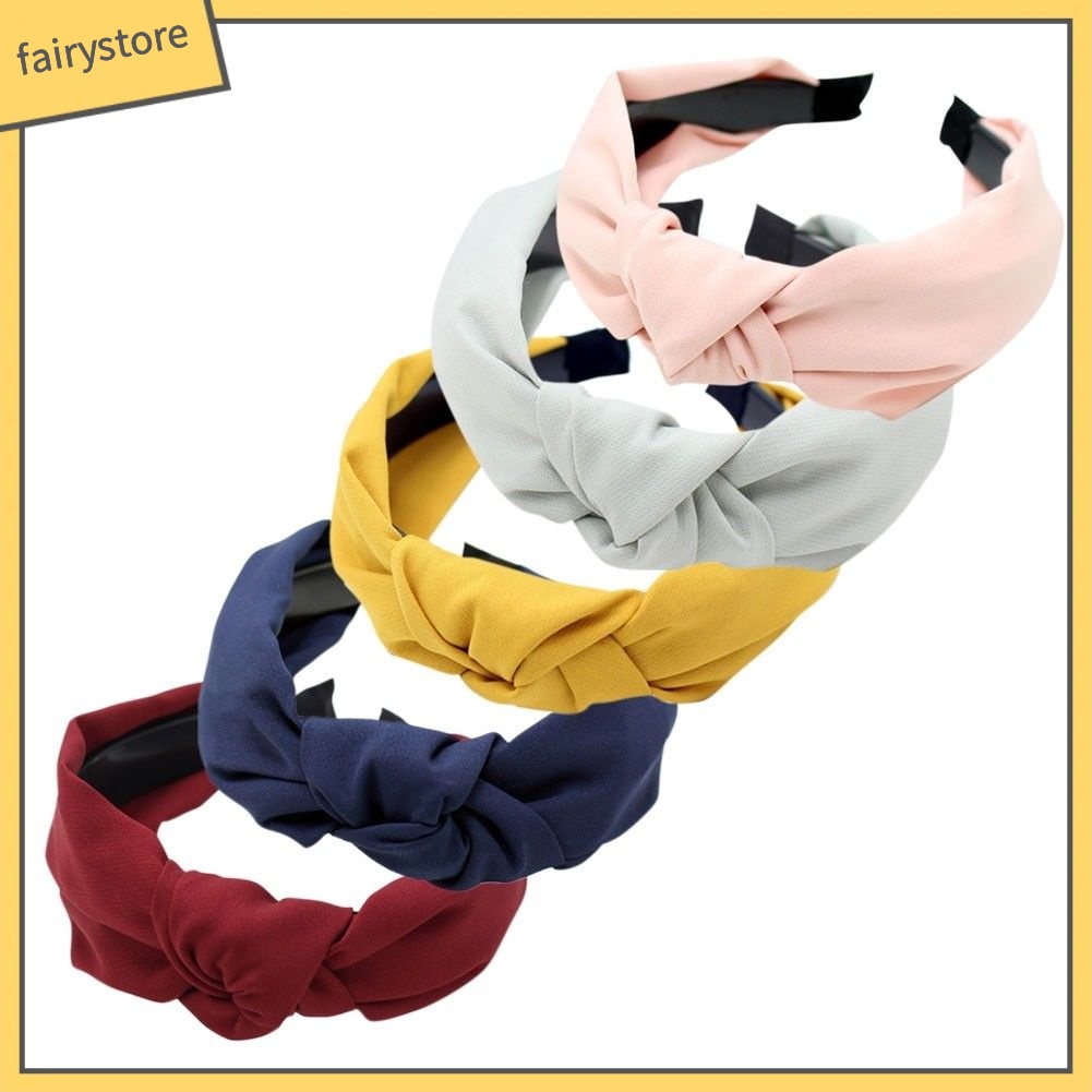 Băng đô cài tóc kiểu xoắn nơ dành cho phái nữ