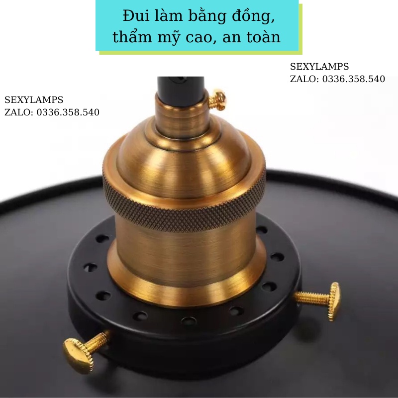 Đèn Thả Bàn Ăn Đẹp Cao Cấp Chung Cư, Quán cafe, Nhà Hàng. Tặng Bóng Led Thủy Tinh Cao Cấp