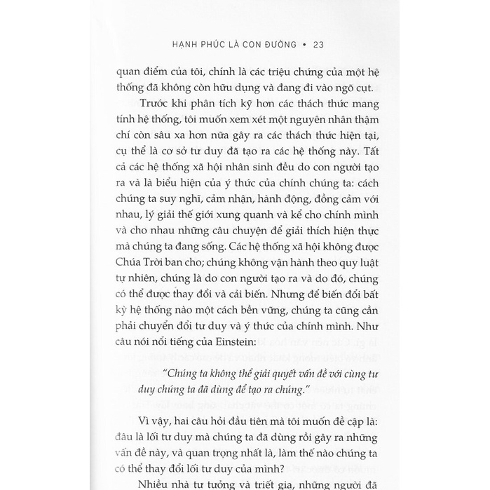 Sách - Hạnh Phúc Là Con Đường