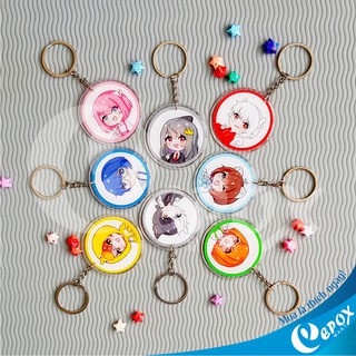 Combo 8 móc khóa Hero Team đổ keo 5,5cm [ĐẸP TUYỆT VỜI]