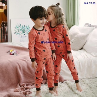 Sale !!! hàng xuất hàn - bộ đồ cotton thu đông xuất hàn cho bé gái