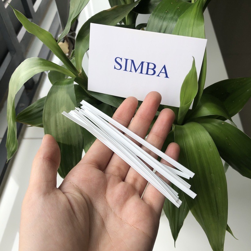 Combo 10 thanh nẹp nhựa PE 2 lõi kẽm/ 1 lõi kẽm làm khẩu trang y tế, dây buộc