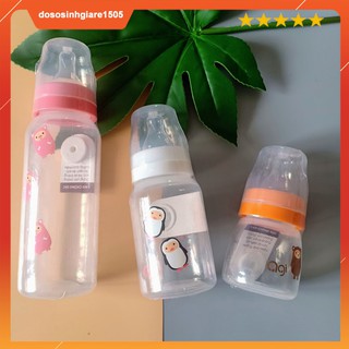 (cho chọn màu) SALE LỖ Bình sữa Agi PP 140ml kèm núm vú size S cho em bé sơ sinh và trẻ nhỏ