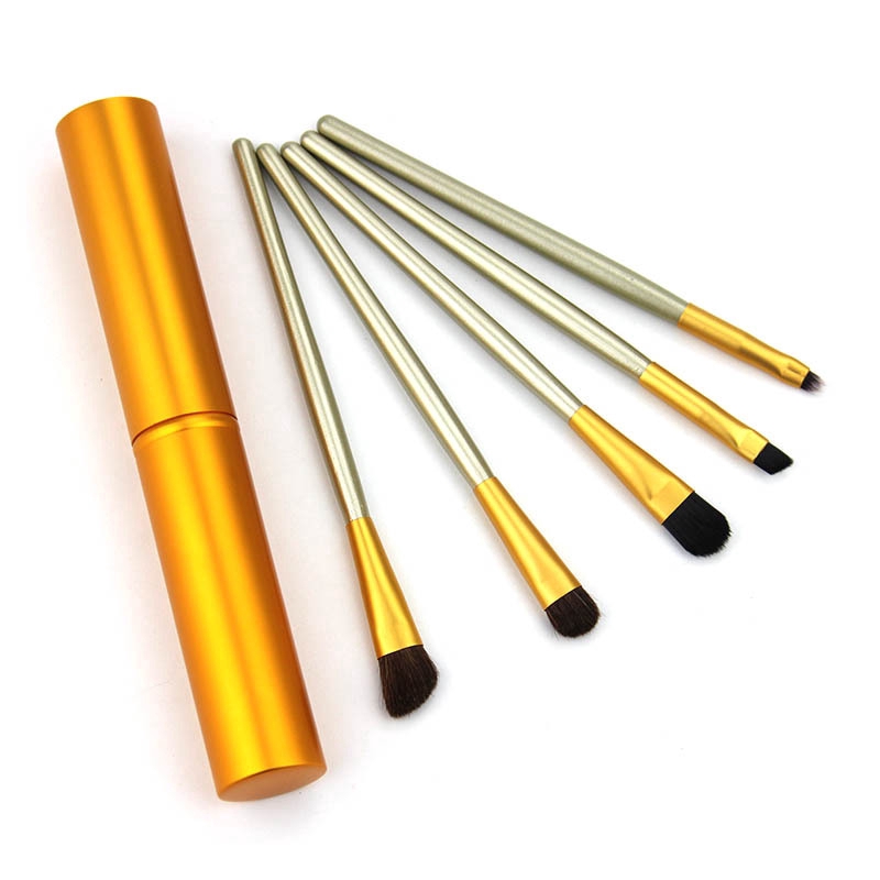 Set 5 Cọ Trang Điểm Mắt Cán Gỗ Chuyên Nghiệp