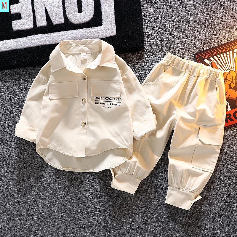 Set đồ thời trang mùa thu phong cách Hàn Quốc xinh xắn cho bé trai