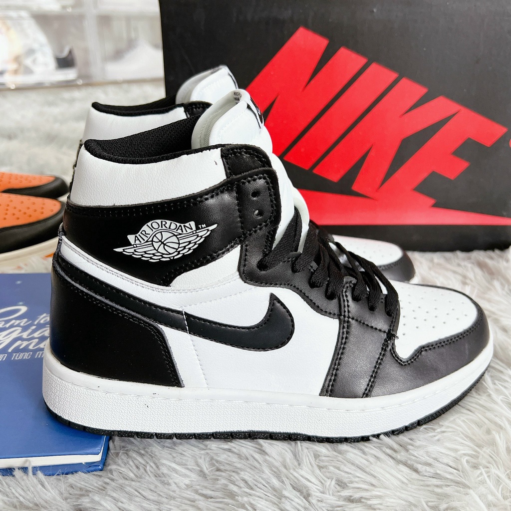 Giày JORDAN PANDA Giày Thể Thao Jordan cao cổ Đen Trắng Full Box | BigBuy360 - bigbuy360.vn