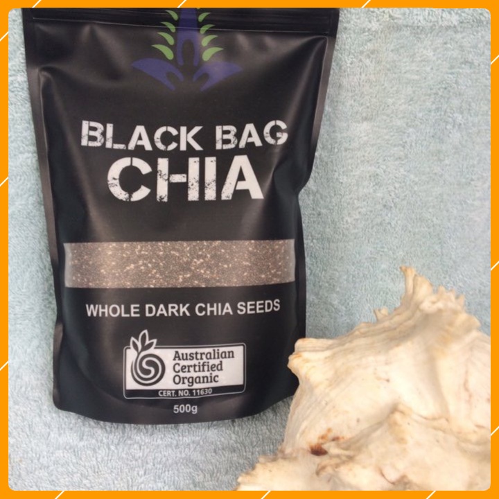 [NHẬP IC0804 GIẢM 20K TỪ 0Đ] Hạt Chia Túi Khối Lượng O.N.G 500gr, Hạt Chia Úc Black Bag