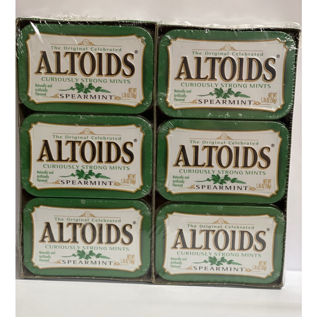 Kẹo ngậm bạc hà Altoids Spearmint hộp 50g - Mỹ