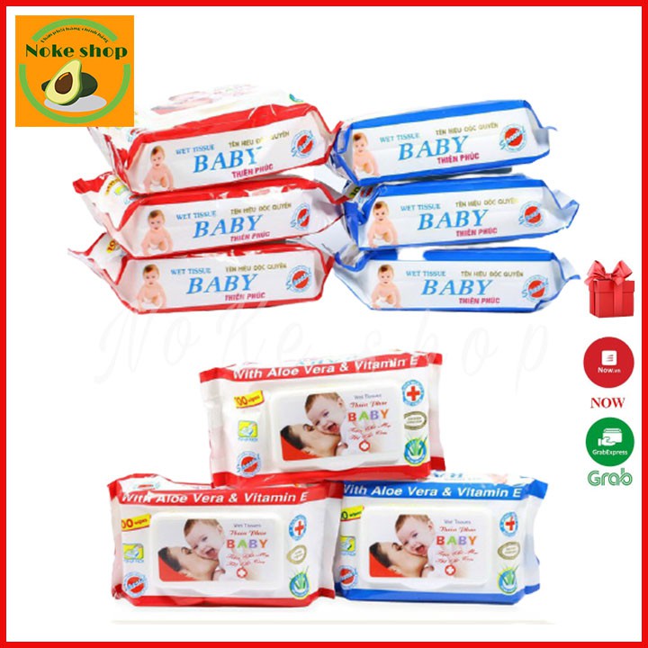 Khăn ướt không mùi Baby 80gr