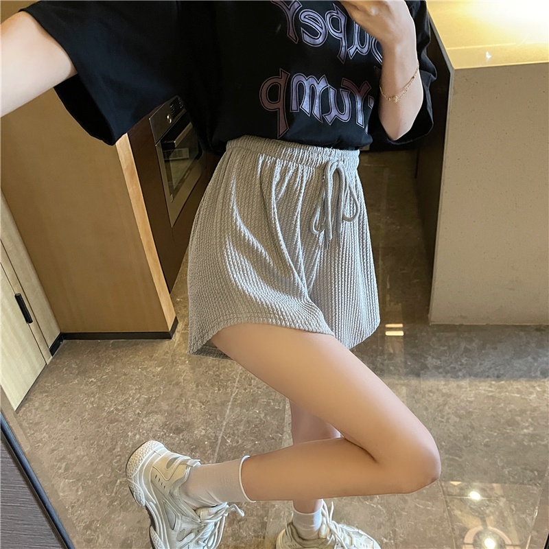 Quần short SUXI lưng cao ống rộng thiết kế dành cho nữ