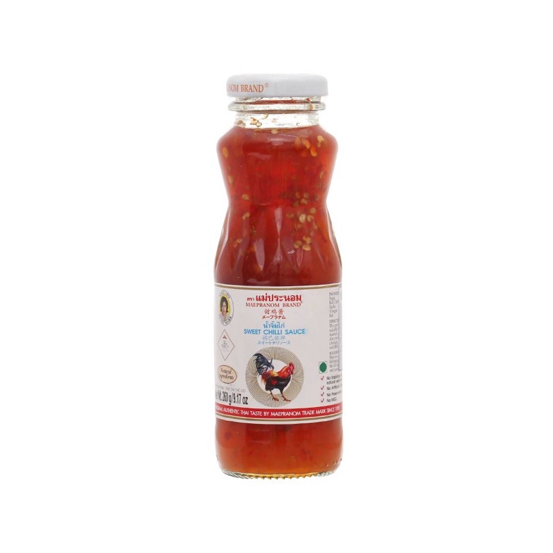 SỐT CHUA NGỌT THÁI MAEPRANOM CHAI 260G/ XỐT ỚT CHUA NGỌT THÁI LAN