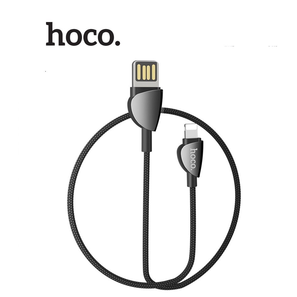 Cáp sạc 2.4A Hoco U62 USB dành cho iP11/12/13/14 dây dù cao cấp cho iOS dài 1.2M