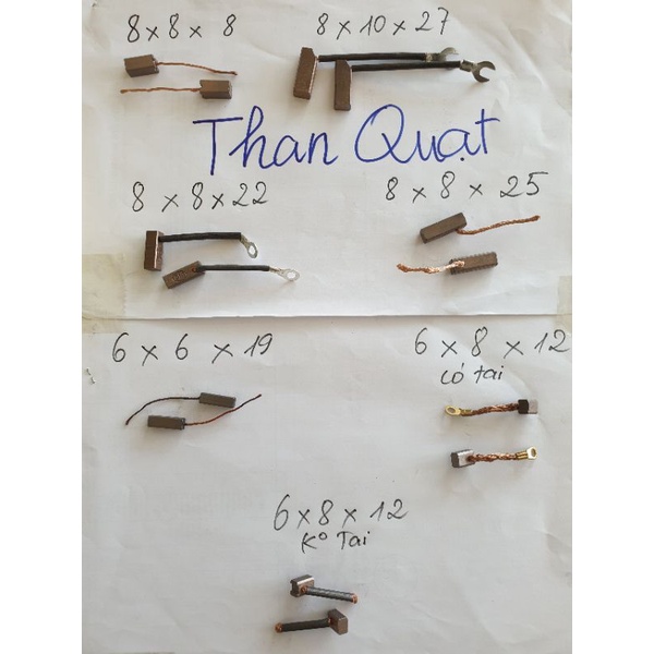 Than quạt oto