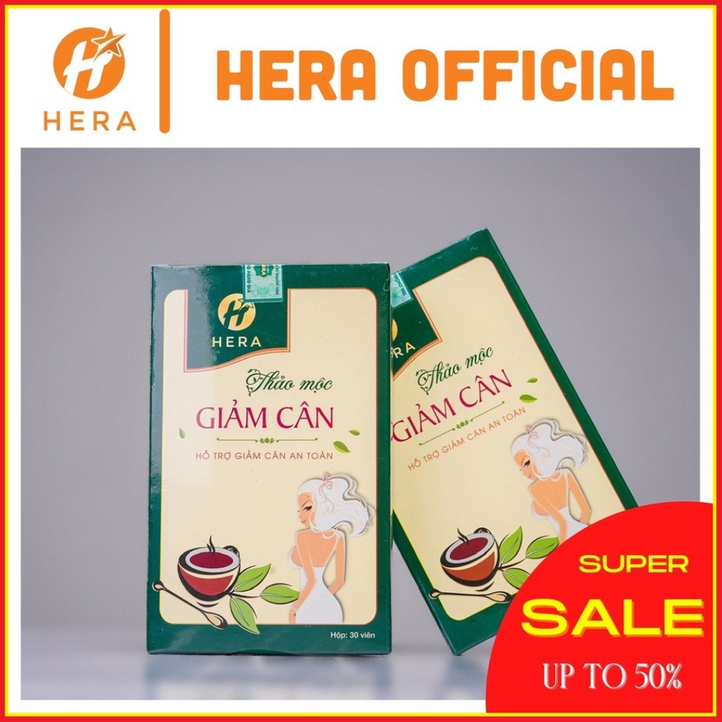 Giảm cân Hera Plus trà giảm cân cấp tốc nhanh giảm béo an toàn TPCN Không phải thuốc giảm cân