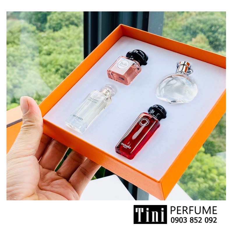 Set Nước Hoa Hermes Mini 4pcs Cho Nữ (4 x 7,5ml)