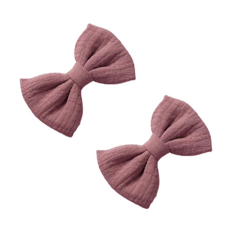 1 Cặp Kẹp Tóc Nơ Phong Cách Hồi Giáo Dành Cho Bé Gái