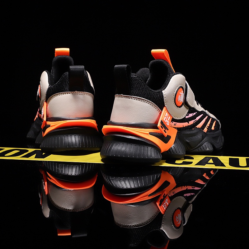 Giày thể thao đế dày phối lưới thoáng khí thời trang mùa thu 2021 cho bé trai