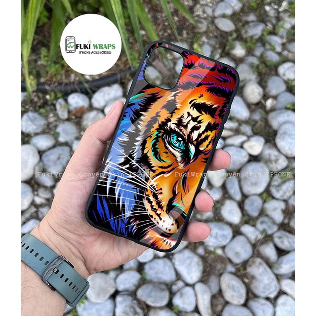 Ốp Lưng Kính Cường Lực / Case Hổ Chống Vỡ Dành Cho 13ProMax 12ProMax 11ProMax X XSMAX Fukishop
