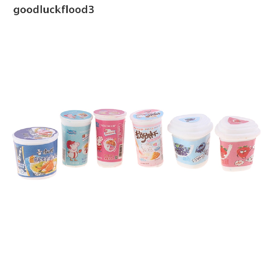 Set 5 Đồ Ăn Vặt Bằng Nhựa Resin Tỉ Lệ 1: 12 Dành Cho Nhà Búp Bê