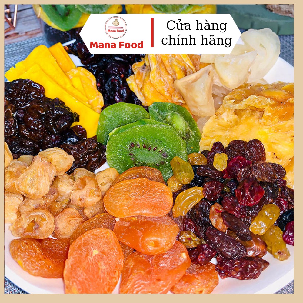 600G Mix 10 Trái Cây Sấy Dẻo Mana Food | Hũ siêu to - Ngon, Chất lượng | BigBuy360 - bigbuy360.vn