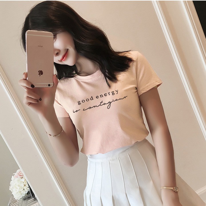 Áo thun nữ thun thái chữ form ôm