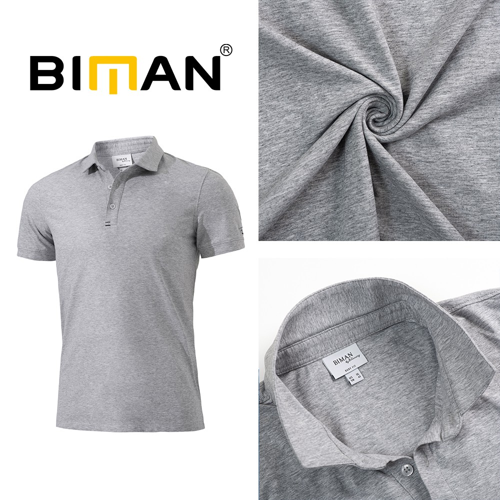 Áo polo nam Biman by Biluxury thun cổ bẻ co giãn tốt kiểu dáng basic trẻ trung nhiều màu sắc 5APCB | BigBuy360 - bigbuy360.vn